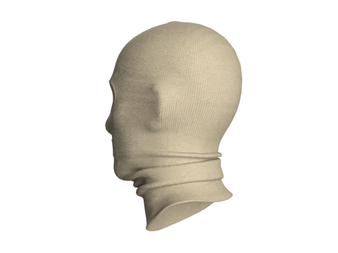 Men Rib Face Mask 3D Modell