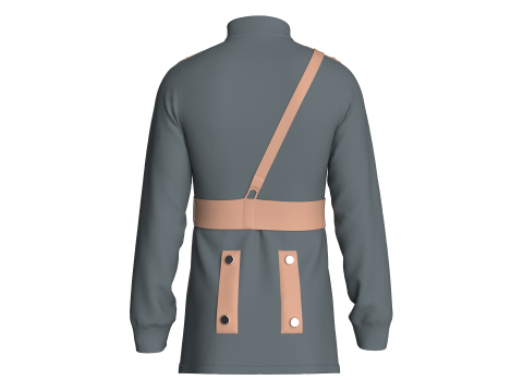 Men Military Uniform 3D Modell