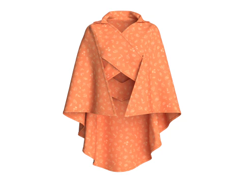 Top cinesi tradizionali per ragazze Modello 3D