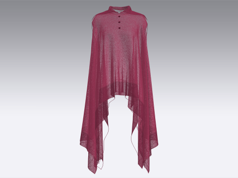 Girls Cope Dress V11 3D Modell