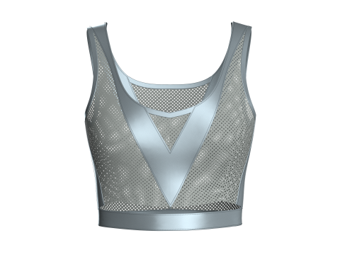 Girls Bralette Tops - Mesh Modello 3D