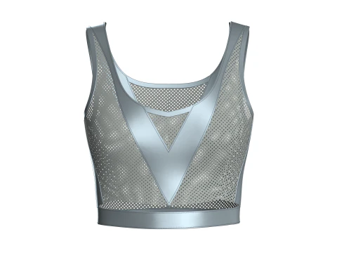 Girls Bralette Tops - Mesh 3D Model