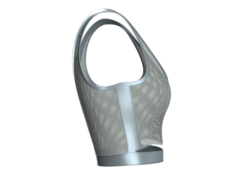 Girls Bralette Tops - Mesh Modello 3D