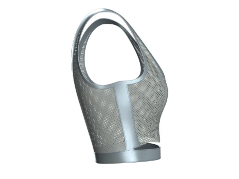 Girls Bralette Tops - Mesh 3D Model