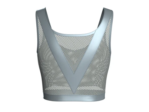 Girls Bralette Tops - Mesh 3D Model
