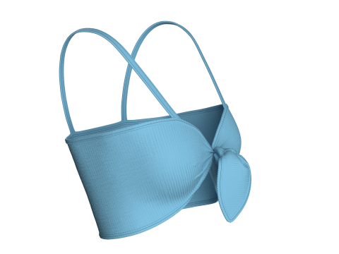 Girls Fashion Bra Tops 3D Model