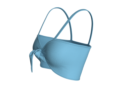 Girls Fashion Bra Tops 3D Model