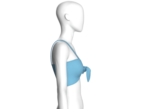 Girls Fashion Bra Tops 3D Model