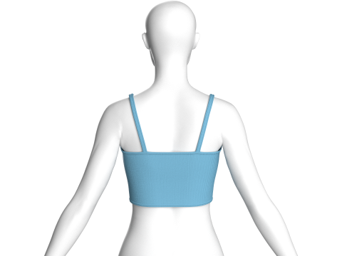 Girls Fashion Bra Tops 3D Model