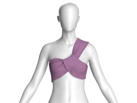 Girls Fashion Bra Tops V2 3D Model
