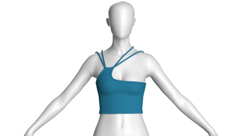 Girls Fashion Bralette Top Modèle 3D .c4d .max .obj .3ds .fbx .stl .blend