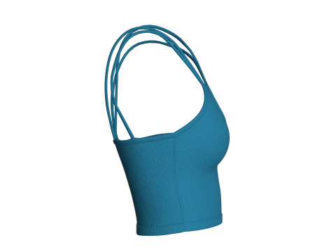 Girls Fashion Bralette Top Modèle 3D