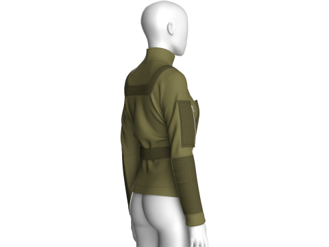 Girls Fashion Jacket 3D Model