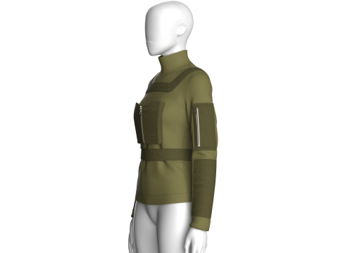 Girls Fashion Jacket 3D Model