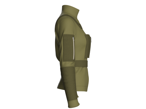 Girls Fashion Jacket 3D Model