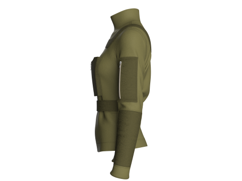 Girls Fashion Jacket 3D Model