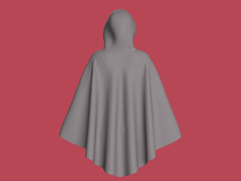 Girls Midi Hoody Dress 3Dモデル