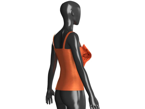 Girls Party Dress - Shorts 3D Model
