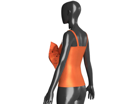 Girls Party Dress - Shorts 3D Model