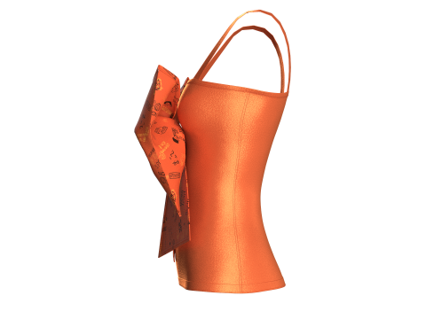 Girls Party Dress - Shorts 3D 模型