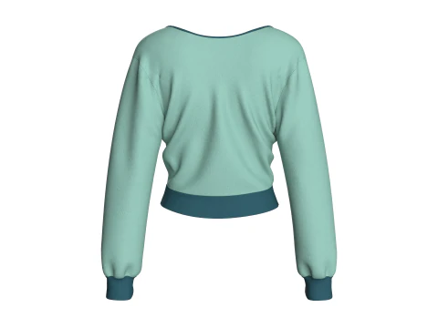 Girls Blouse Top 3D Model