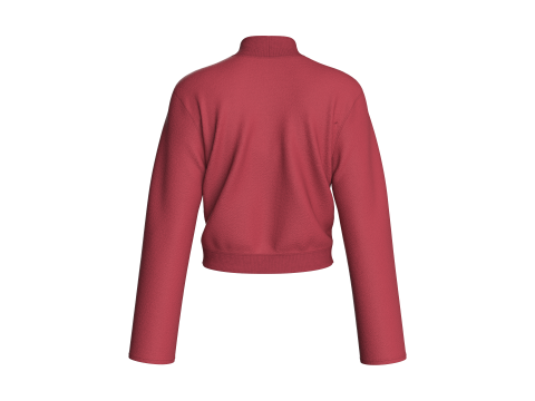 Girls Fashion Crop Top V2 Modello 3D