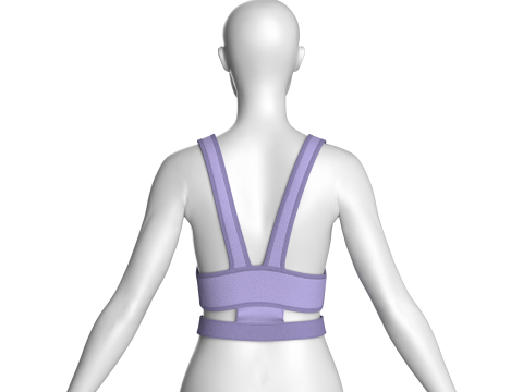 Kız Çocuk Modası Crop Top V3 3D Model