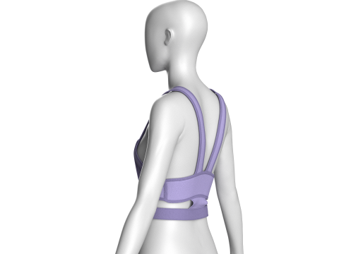 Kız Çocuk Modası Crop Top V3 3D Model