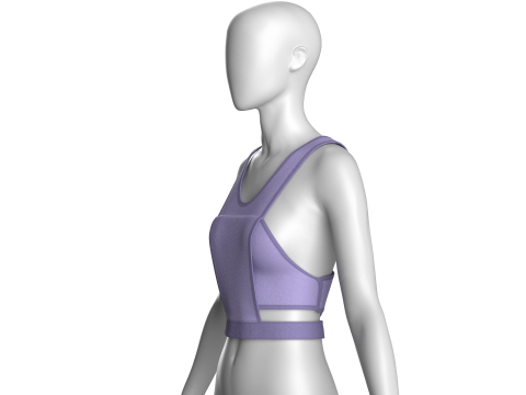 Kız Çocuk Modası Crop Top V3 3D Model