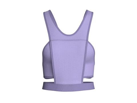 Kız Çocuk Modası Crop Top V3 3D Model