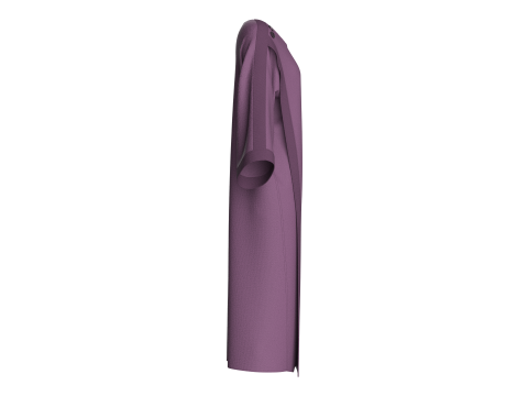 Girls Fashion Sweat Dress Model 3D