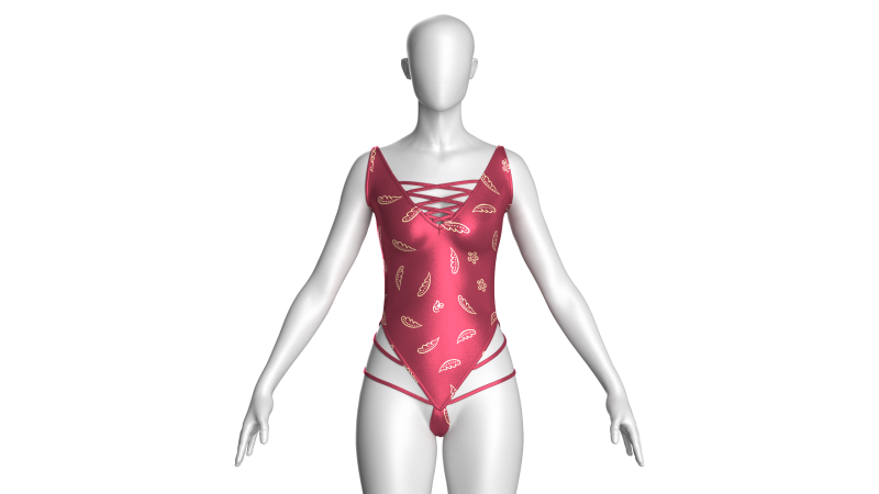 Gadis Bikini-Musim Panas Cetak V3 Model 3D .c4d .max .obj .3ds .fbx .stl .blend 