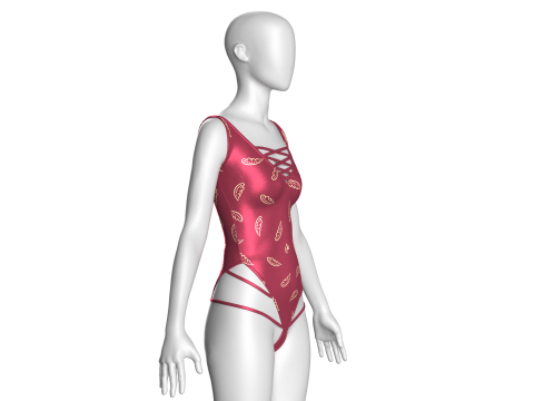 Gadis Bikini-Musim Panas Cetak V3 Model 3D