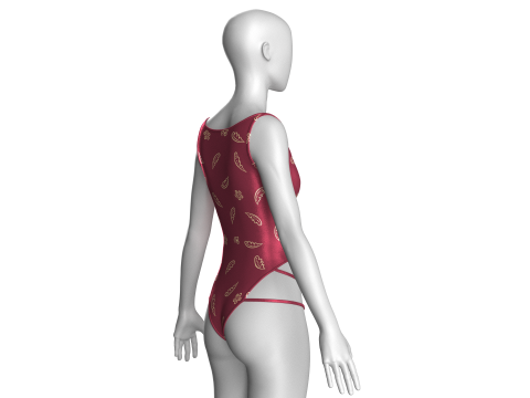 Gadis Bikini-Musim Panas Cetak V3 Model 3D