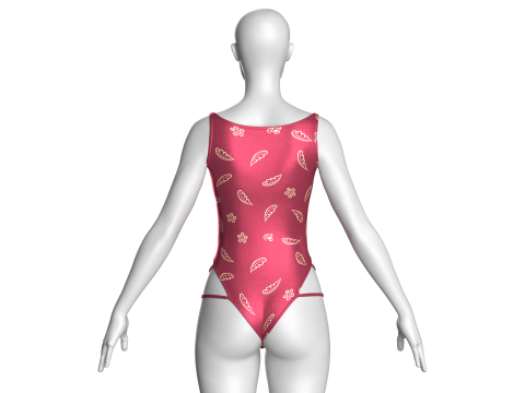 Gadis Bikini-Musim Panas Cetak V3 Model 3D