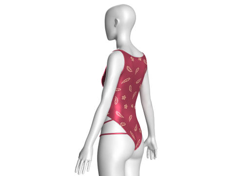 Gadis Bikini-Musim Panas Cetak V3 Model 3D