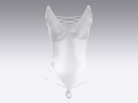 Gadis Bikini-Musim Panas Cetak V3 Model 3D