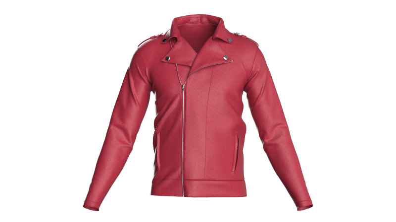 Men Fashion Leather Jacket Modello 3D .c4d .max .obj .3ds .fbx .stl .blend 