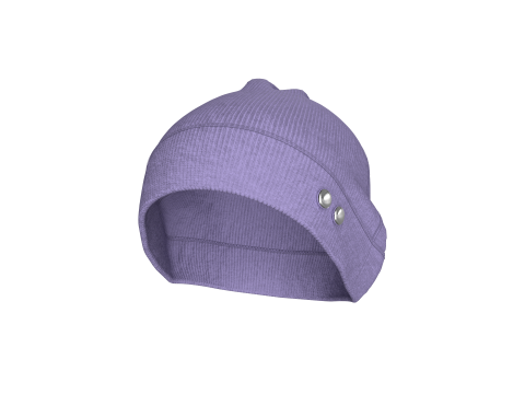 Womens Knitted Winter Cap Model 3D