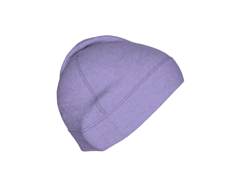 Womens Knitted Winter Cap Model 3D