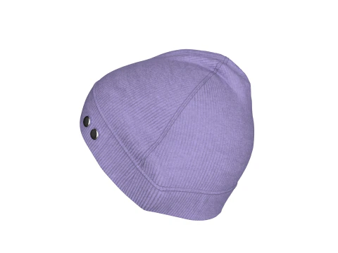 Womens Knitted Winter Cap 3D Model