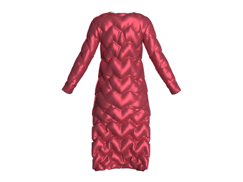 Girls Traditional Chinese Jacket 3D 모델