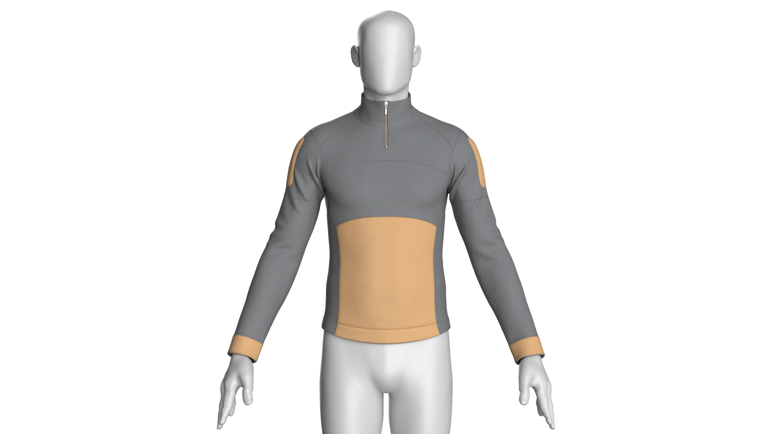 Men Fashion Jacket 3D Model .c4d .max .obj .3ds .fbx .stl .blend 