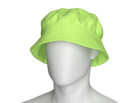 Men Bucket Hat 3D मॉडल