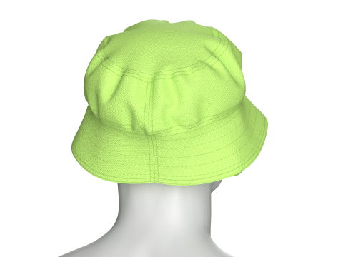 Men Bucket Hat Model 3D