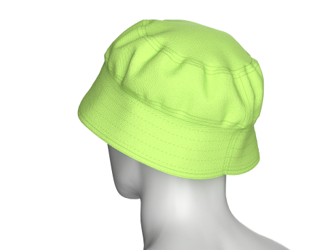 Men Bucket Hat Model 3D