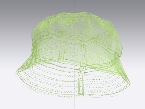 Men Bucket Hat Model 3D