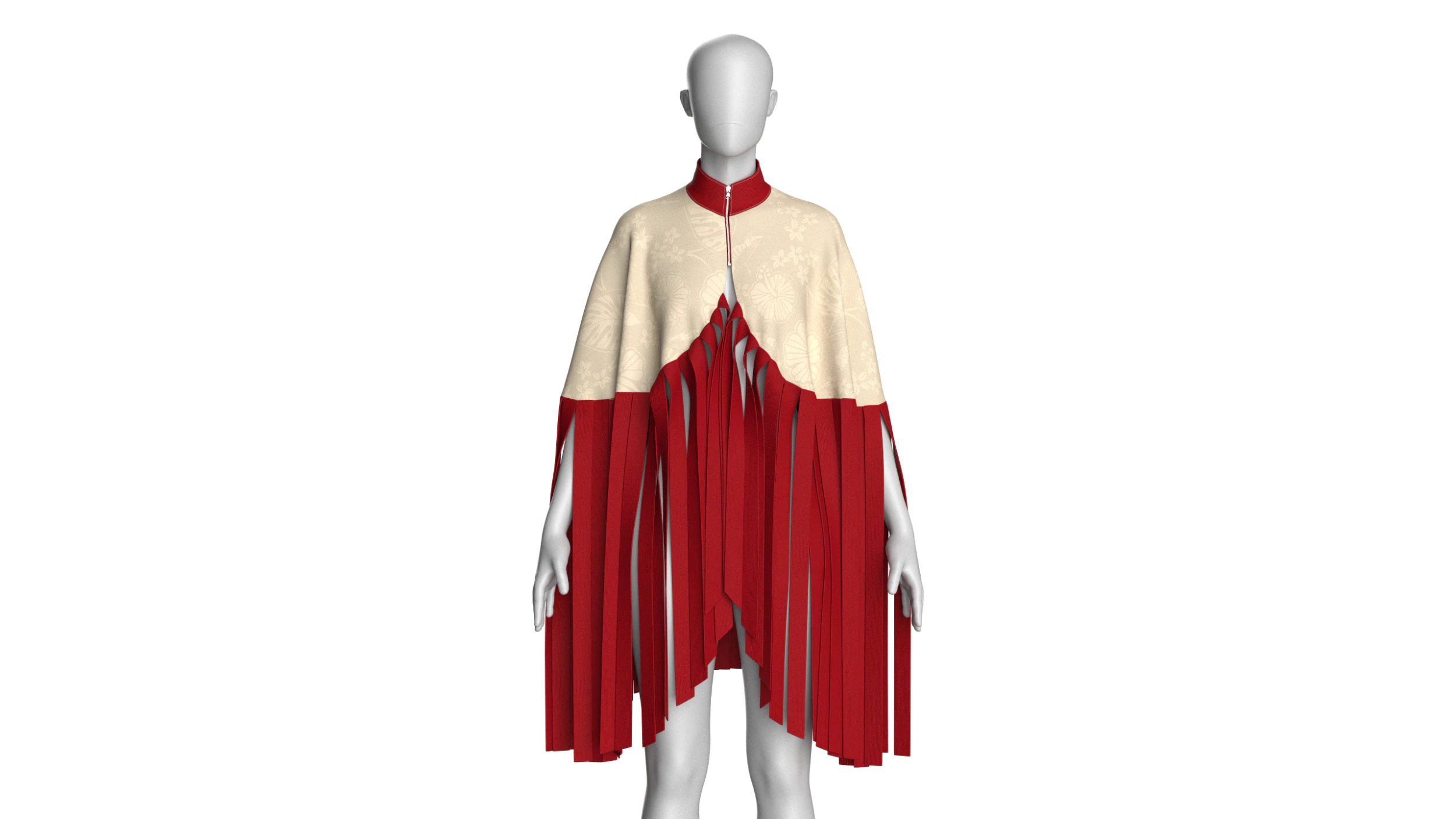Girls Cape Tops V12 3D Model .c4d .max .obj .3ds .fbx .stl .blend 