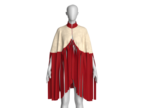Girls Cope Tops V12 Modèle 3D