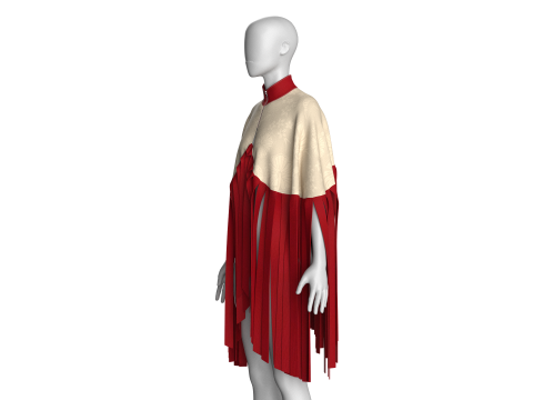 Girls Cope Tops V12 3D Model